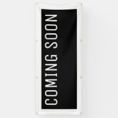 Zwart Binnenkort Banner (Verticaal)