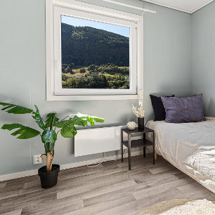 Zwart blad patroon lavendel accent kussen