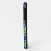 Zwart-blauwe hamsa Case-Mate iPhone case (Achterkant/links)