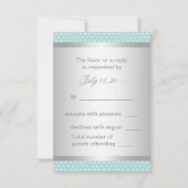 Zwart Blauwgroen Blauw RSVP (Achterkant)