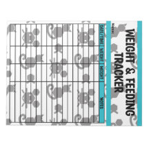 Zwart-Blauwgroen Hexagon Cat Weeg & Voedingskaart