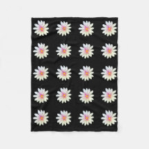 Zwart Bloemmotief