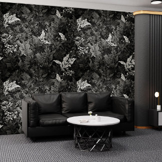 Zwart & Bloom: Een vleugje op Peel & Stick Behang