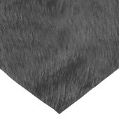 Zwart bonpatroon korte tafelloper (Hoek)