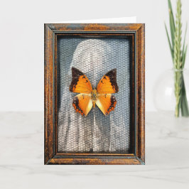 Zwart-Bordered Charaxes Butterfly Wenskaart V2 Kaart