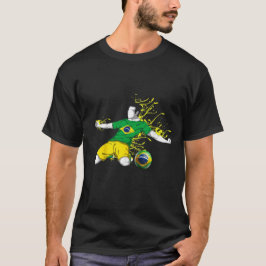 Zwart Brazilië T-shirt 01