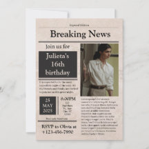 Zwart  Breaking News formele klassieker