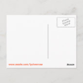 zwart briefkaart (Achterkant)