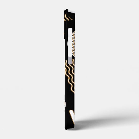 Zwart Case-Mate iPhone Case (Achterkant / Links)