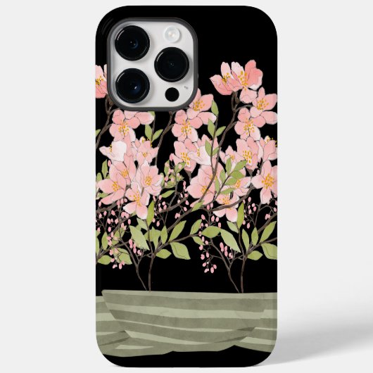 Zwart Case-Mate iPhone Case (Achterkant)