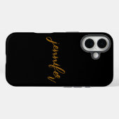  zwart Case-Mate iPhone case (Achterkant (horizontaal))