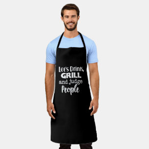 Zwart Chef Gepersonaliseerd Papa #FATHERSDAYGift G Schort