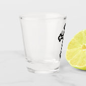 Zwart Christelijk kruis Shot Glas (Links)