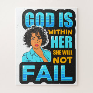 Zwart Christelijk vrouw melanine sista meisje magi Legpuzzel