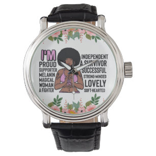 Zwart Christelijk Vrouw Melanine Vrouwen Bidden Horloge