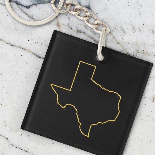 Zwart Classic Texas Sleutelhanger