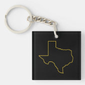 Zwart Classic Texas Sleutelhanger (voorkant)