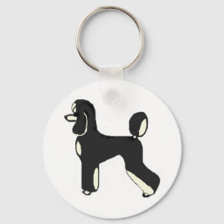 Zwart-Cream-hantom Sleutelhanger