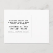 Zwart D20-desktopgamer Bespaar het Briefkaart Datu (Achterkant)