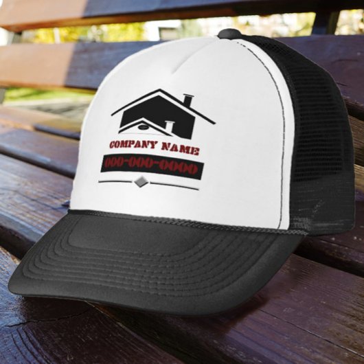 Zwart Dak Trucker Pet