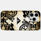 zwart Damascus, persoonlijk Case-Mate iPhone Case (Achterkant (horizontaal))