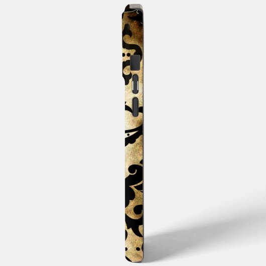 zwart Damascus, persoonlijk Case-Mate iPhone Case (Achterkant / Links)