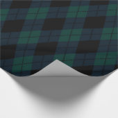 Zwart diamantverlooppapier cadeaupapier (Hoek)