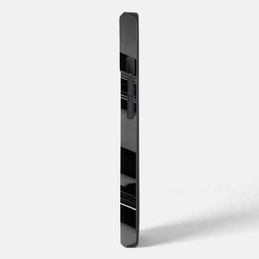 zwart dimensionaal oppervlak Case-Mate iPhone case (Achterkant / Links)