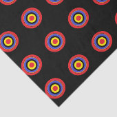 zwart doelweefsel tissuepapier (Detail)