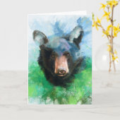 Zwart draag kaart (Gele Bloem)