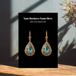 Zwart Eenvoudig aangepast Visitekaartje