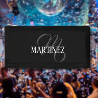 Zwart Elegant gepersonaliseerde achternaam | Naam