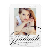 Zwart | Eloquence Photo Afstuderen Magneet (Verticaal)