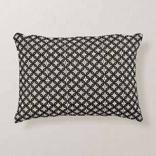Zwart en beige accentkussen accent kussen