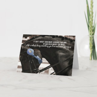 ZWART EN BLAUW 5x7 WENSKAART Kaart