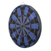 Zwart en Blauw Dart Board Dartbord (Voorkant Rechts)