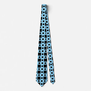 Zwart en blauw stropdas