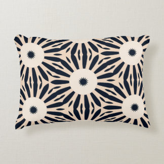 Zwart en Cream Visionaire Vortex accent kussen