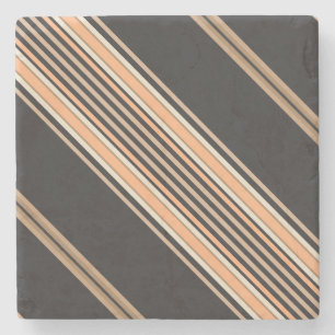 Zwart en Ecru, Onderzetter op het Stripes-plein