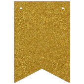 Zwart en Faux Gold Blank Banner (Derde vlag)