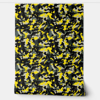 Zwart en geel camouflagepatroon
