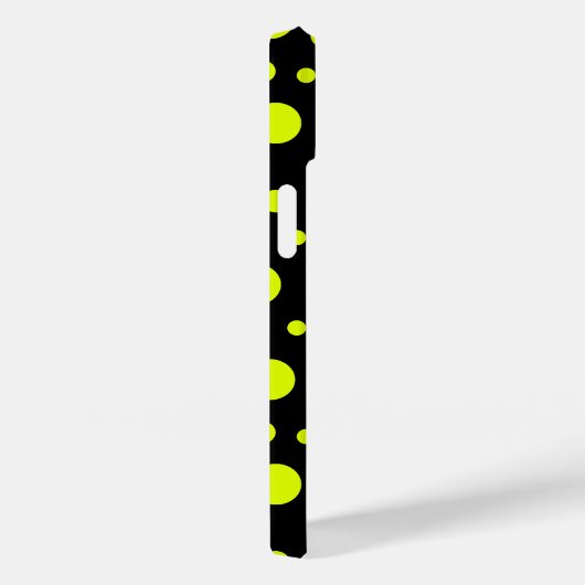 Zwart en geel elegantie Case-Mate iPhone case (Achterkant / Rechts)