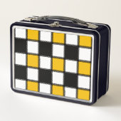 Zwart en geel Plaid Check (Voorkant)