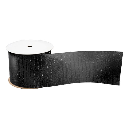 Zwart en glitterstrippatroon lint (Spoel)