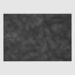 Zwart en glitterstrippatroon tissuepapier