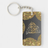 ZWART EN GOLD SLEUTELHANGER (Voorkant)