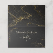 Zwart en goud (Buitenkant ongevouwen)