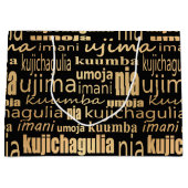 Zwart en goud 7 principes groot cadeauzakje (Voorkant)