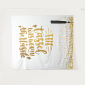 ZWART EN GOUD AFSTUDEERFOTO Achtergrond Tapijt Wandkleed (Voorkant (horizontaal))