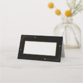 Zwart en Goud Art Deco Gatsby 1920s Bruiloft (Achterkant)